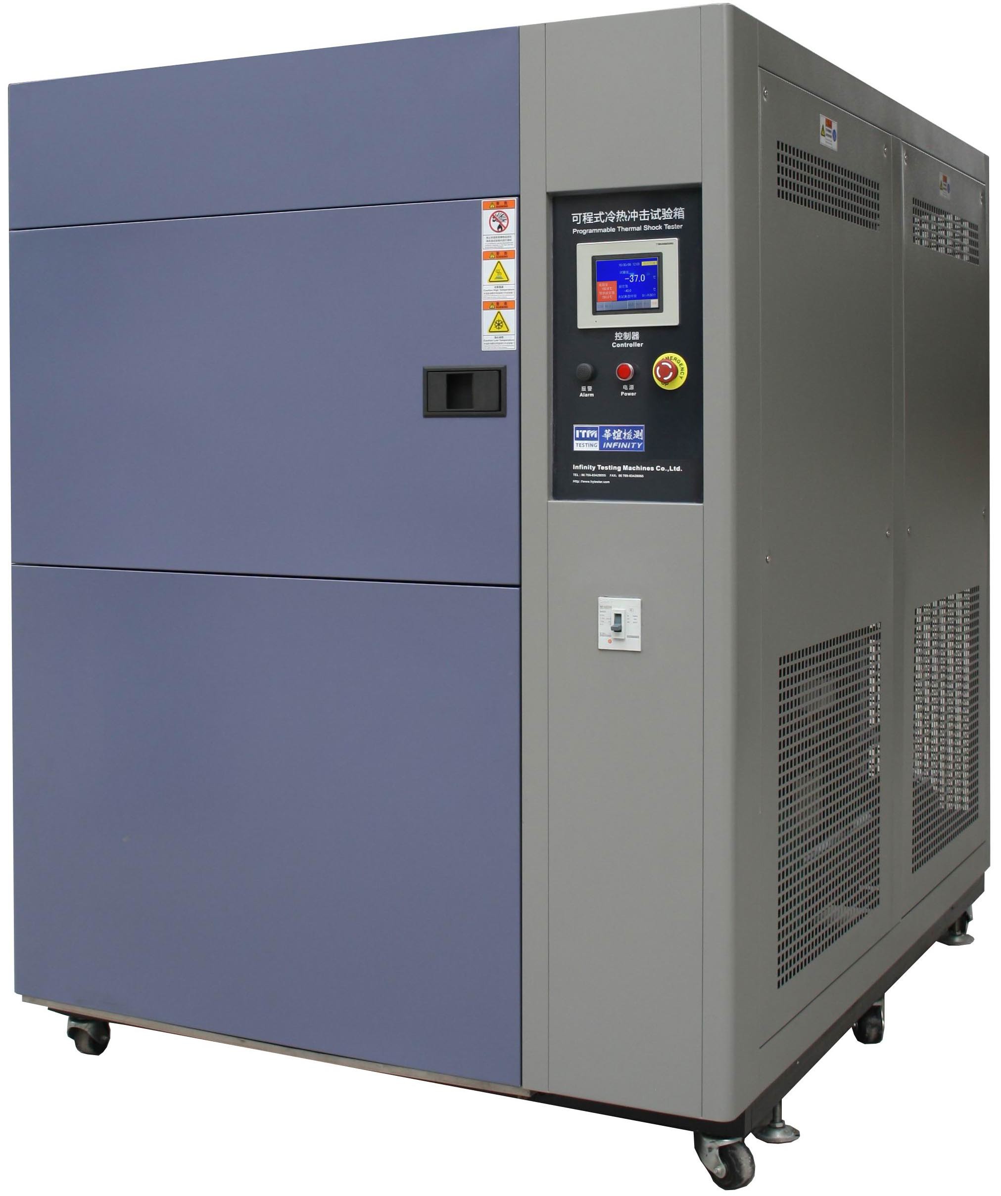 Программируемые испытательные камеры для испытаний на тепловой удар в окружающей среде 50L ~ 600L Каскадная система охлаждения