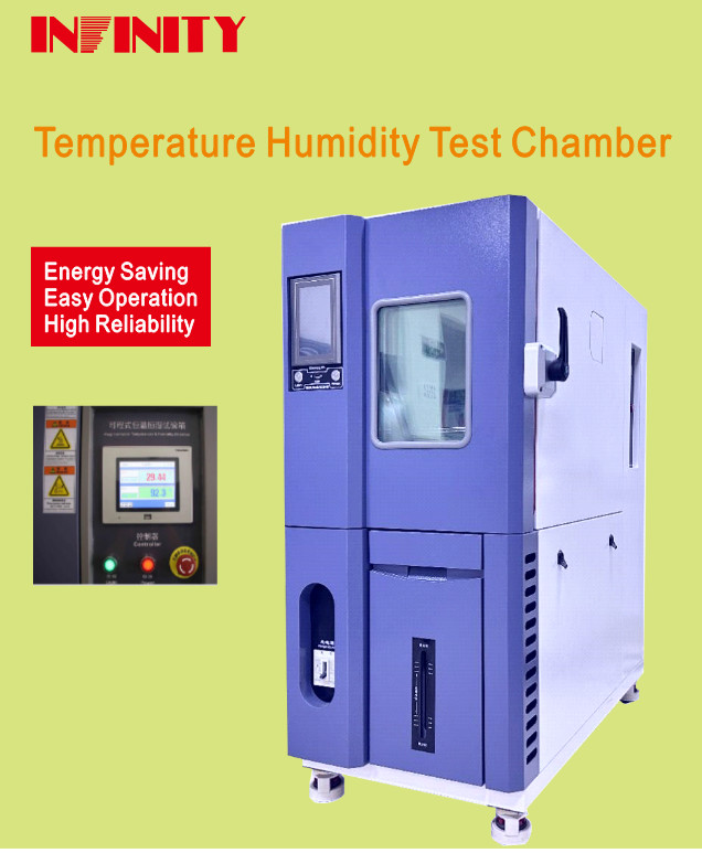 Постоянная температура влажность испытательной камеры Температура снижается от 20 °C до -40 °C в течение 60 мин без нагрузки