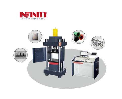 4%-100% FS KN Micro Electro Hydraulic Servo Compression Testing Machine с 50 мм поршневым ударом
