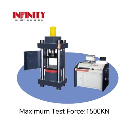 4%-100% FS KN Micro Electro Hydraulic Servo Compression Testing Machine с 50 мм поршневым ударом