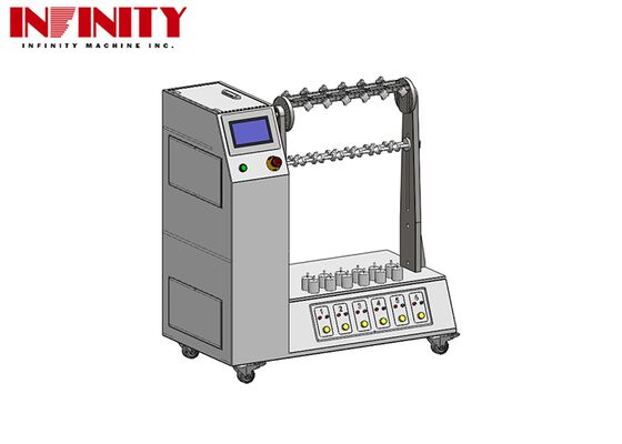 Wire Fatigue Tester with Adjustable Bending Angle 1~180° Complies with IEC 60884-1 Standards and 6 Sets Jig with Adjustable Load