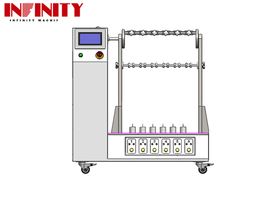 Cable Flexing Test Apparatus with Adjustable Bending Angle 1~180° 6 Sets Jig Complies with IEC 60884-1 Standard