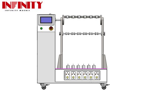 Испытательная машина для гибких кабелей по стандарту IEC 60884-1:2022 с регулируемым углом изгиба 1~180°